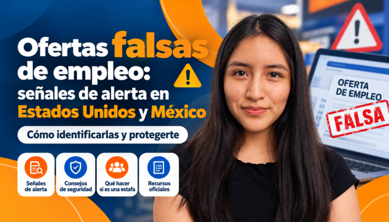 Ofertas falsas de empleo: señales de alerta en Estados Unidos y México