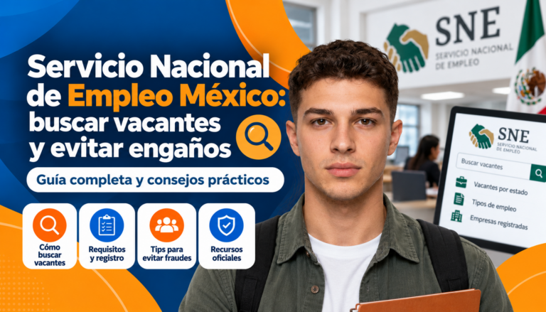 Servicio Nacional de Empleo México: buscar vacantes y evitar engaños