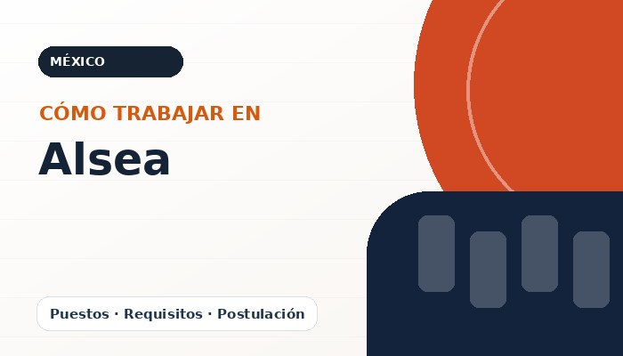 Imagen editorial ilustrativa de Alsea, guía de empleo CareerPort