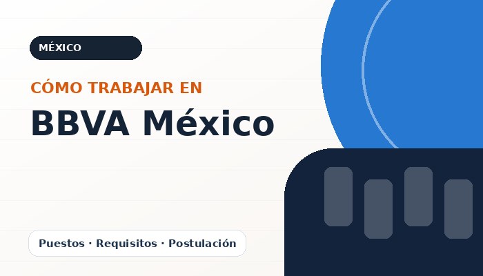 Imagen editorial ilustrativa de BBVA México, guía de empleo CareerPort