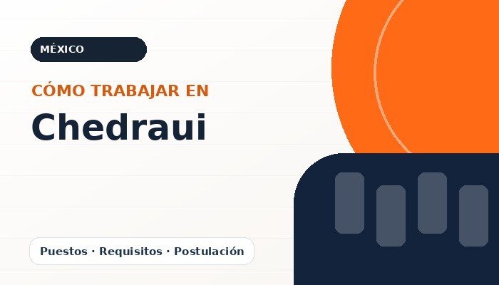 Imagen editorial ilustrativa de Chedraui, guía de empleo CareerPort