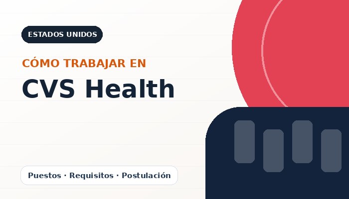 Imagen editorial ilustrativa de CVS Health, guía de empleo CareerPort