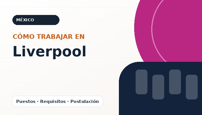 Imagen editorial ilustrativa de Liverpool, guía de empleo CareerPort