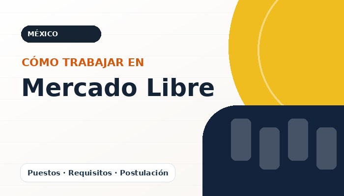 Imagen editorial ilustrativa de Mercado Libre, guía de empleo CareerPort
