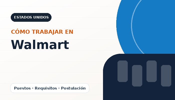 Imagen editorial ilustrativa de Walmart, guía de empleo CareerPort